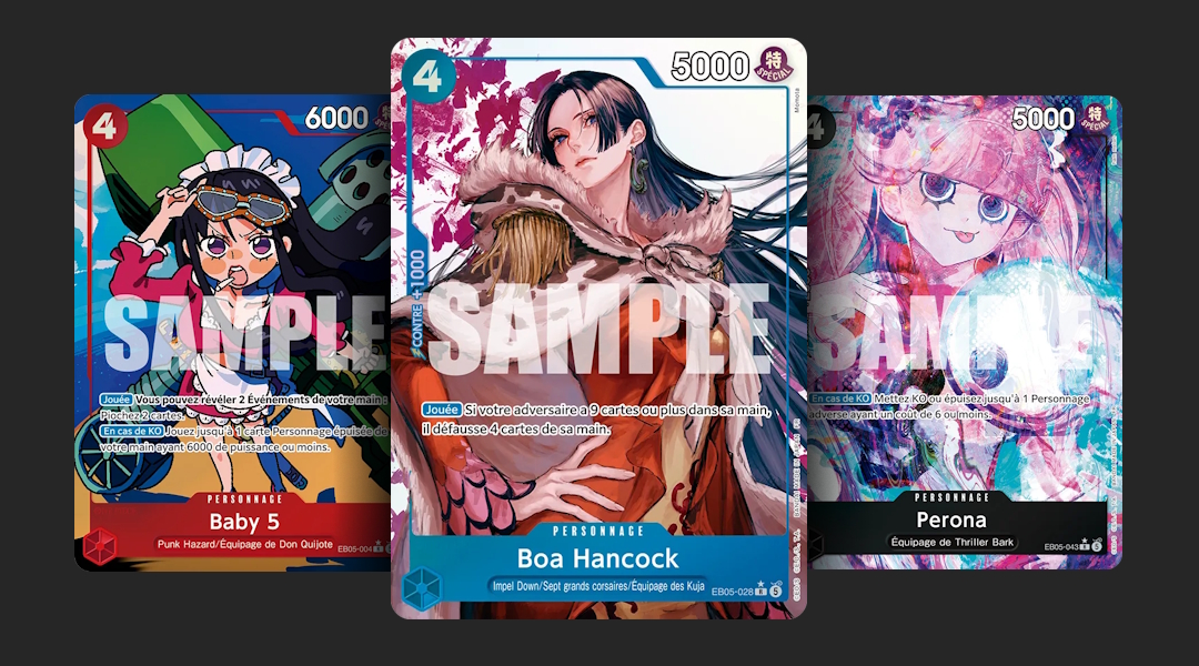 Cartas del One Piece Card Game de Bandai, el éxito anterior del editor